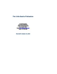 Little book of valuation- Damodaran.pdf