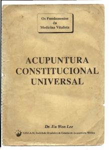 Livro Acupuntura Constitucional Universal