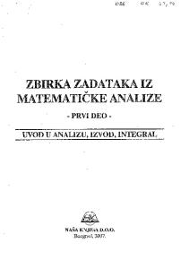 Ljasko - Zbirka Zadataka Iz Matematicke Analize 1