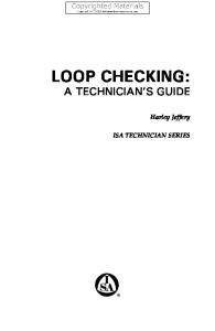 Loop Checking Technicians Guide