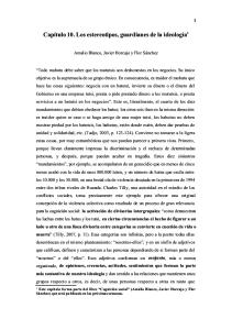 Los estereotipos, guardianes de la ideología. Capítulo 10, Blanco, Horcajo y Sánchez.