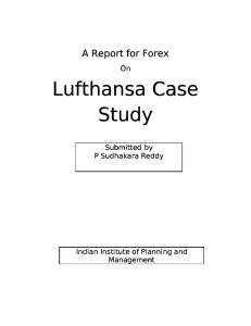 Luftansa Case Study
