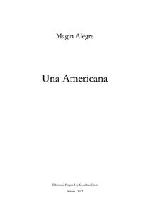 Magin Alegre - Americana - Full Score