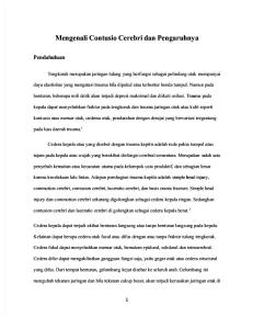 Makalah Contusio Cerebri
