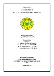 Makalah Dinamika Teknik