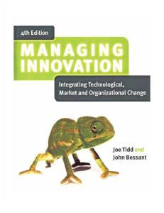 Managing Innovation Chapter 1