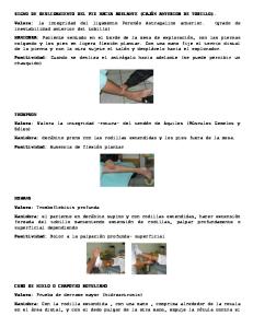 maniobras realizadas en traumatología y ortopedia, medicina uag