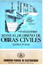 Manual de Diseño Obras Civiles - CFE