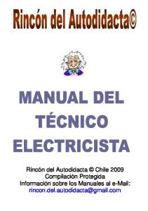 MANUAL de Electricidad Instalador Electricista 1