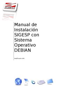 Manual de Instalación Sigesp 2011