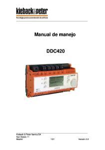Manual de Manejo Para El DDC420 Actual