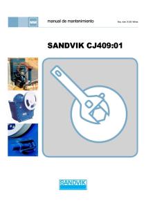 Manual de Mantenimiento chancadora SANDVIK CJ409