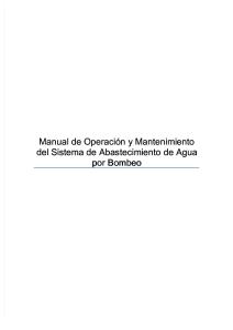 Manual de Operacion y Mantenimiento de Sistema de Abastecimiento Por Bombeo