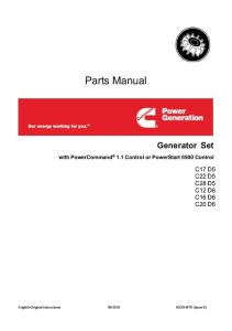 Manual de Partes Motor c17-c22-c28-c12-c16-c20 Con Power Star 0500 Control
