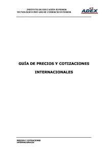 Manual de Precios y Cotizaciones Internacionales 2016-II Nnii