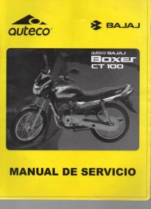 Manual de Servicio Boxer CT 100