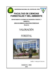 Manual de Valoracion Forestal