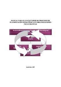 Manual del facilitador de procesos de planificación estratégica en ONGs