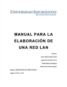 Manual Para RED LAN