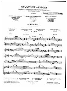 Marcel Mule - Scale e arpeggi per sassofono