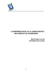 María Clemente Linuesa - La Enseñanza Inicial de La Lengua Escrita (1)