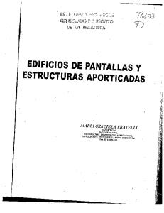Maria Fratelli - Edificios de Pantallas y Estructuras Aporticadas
