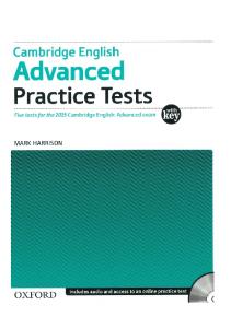 Mark Harrison Cambridge English Advanced Practice Tests