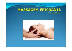 massagem epicrania - livro