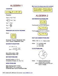 MATH and GEAS Formulas.pdf