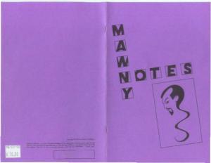 Max Maven - Mawny Notes