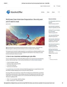 McKinsey Case Interview Prep_ the Only Post You'Ll Need to Read – IGotAnOffer
