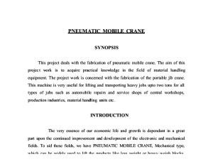 Mechanicalprojects_pneumatic Mobile Crane