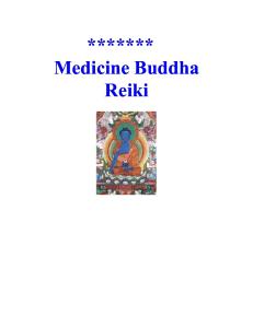 Medicine Buddha Reiki Manual