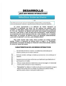 Medios Interactivos