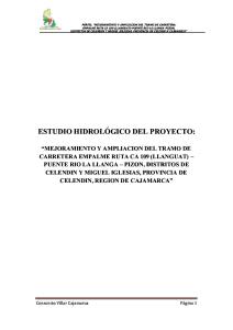 Memoria Estudio Hidrologico Para Diseno de Puente Corregido
