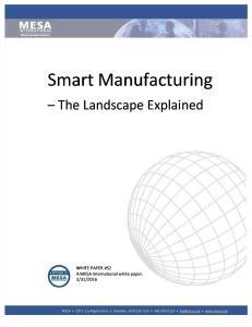 MESA White Paper 52 - Smart Manufacturing - Landscape Explained (4)