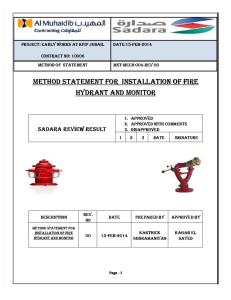 Method of Statment of Fire Hydrant (2)