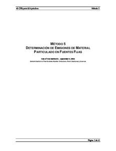 Método EPA-5 en español