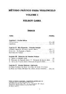 Metodo Violoncello - Nelson Gama Volume.01