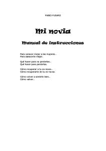 Mi Novia - Manual de Instrucciones by Dj piña