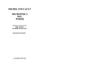 Michel Foucault- Microfisica Del poder (Ed. La piqueta)