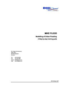 MIKE FLOOD Urban Flood Modelling Step by Step