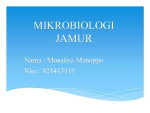 mikrobiologi JAMUR mona ppt.pptx