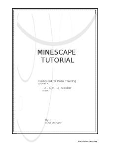 Mincom Minescape Tutorial