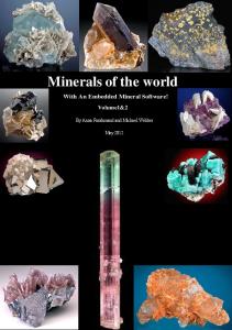 Minerals of the World With an Excellent Portable Mineral Software-By Annafarahmand and Michael Webber