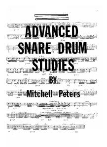 Mitchell Peters - Advanced Snare Drum Studies