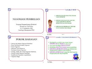 Modul Negosiasi Pembelian