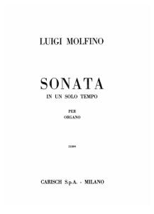 Molfino - Sonata in Un Solo Tempo