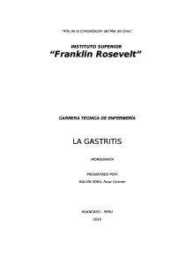Monografia La Gastritis