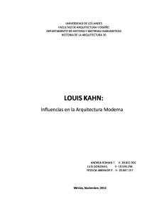 Monografia Louis Kahn